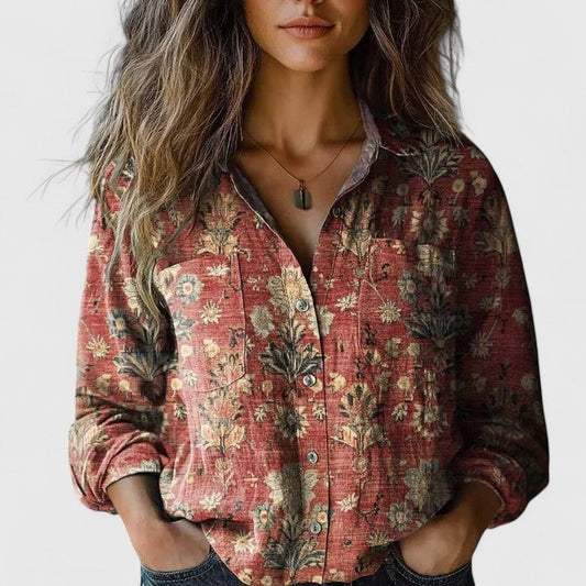 Women's Blouse | Long Sleeve Floral