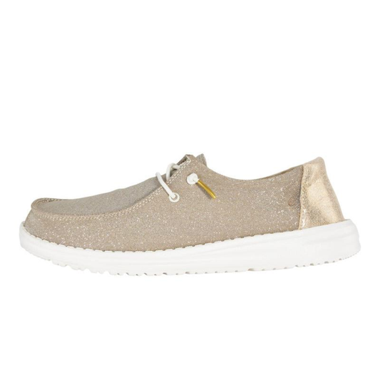 Comfortable Slip On Shoes for Women with Knit Upper Elastic Lace Lightweight Sole Casual Style