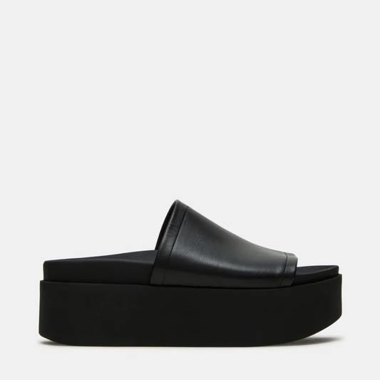 Comfortable Platform Sandals for Women with Wide Single Band Chunky Flatform Slide Style