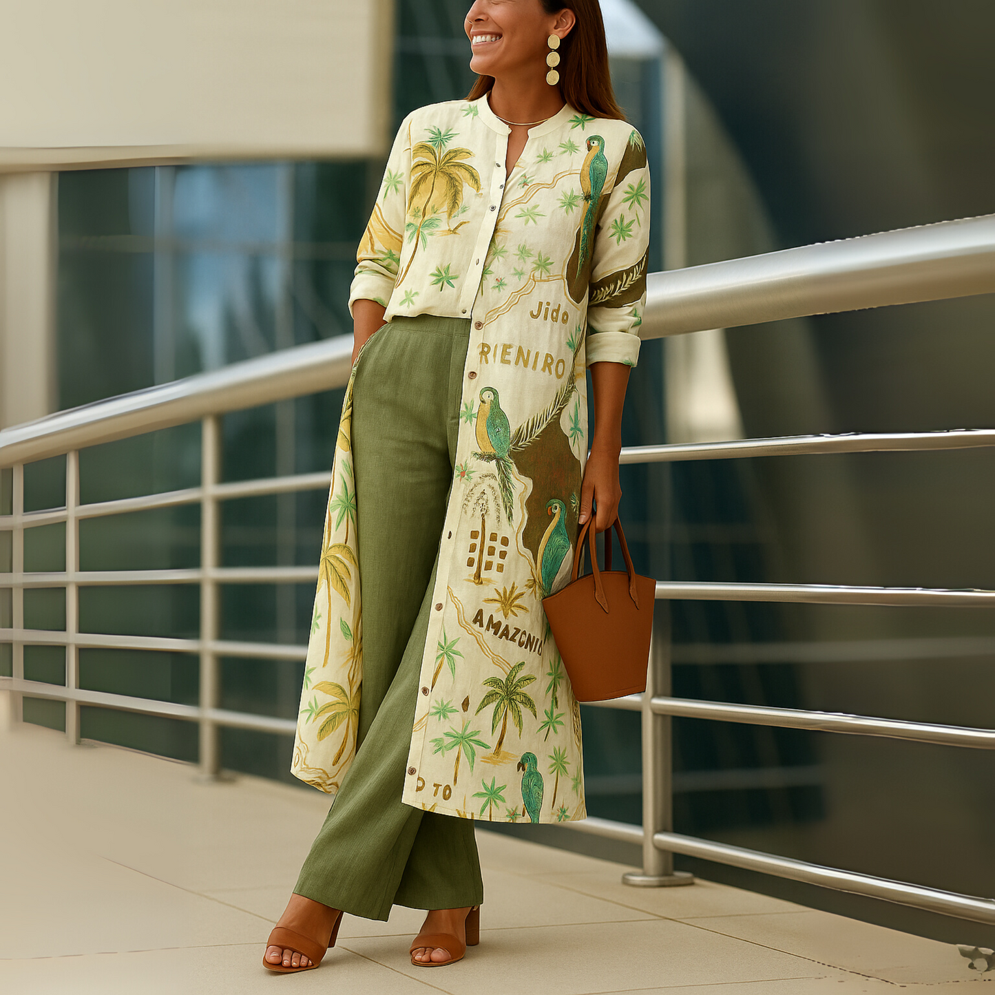 Women's Two-Piece Set | Shirt and Pants
