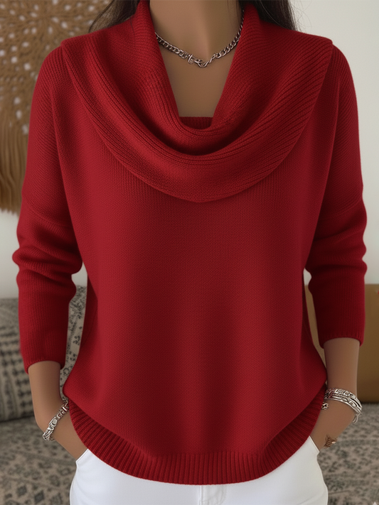 Women’s Sweater | Cowl Collar Design