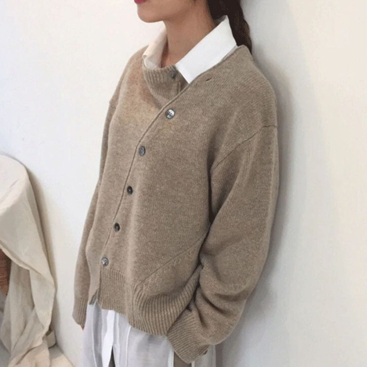 Harper | Women's Oversized Button-Down Long Sleeve Cardigan