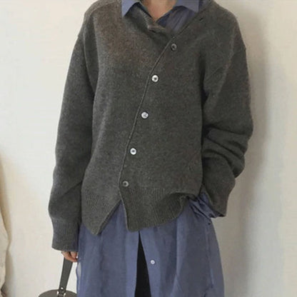 Harper | Women's Oversized Button-Down Long Sleeve Cardigan