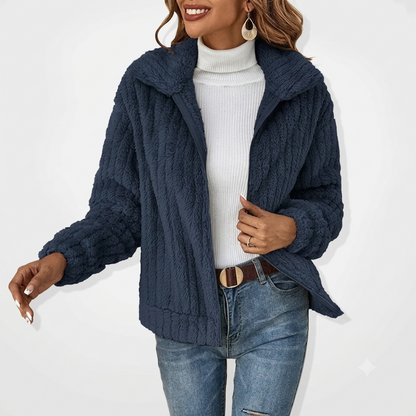 Josephine | Women's Oversized Notched Collar Open Front Cardigan