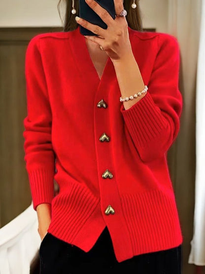 Josephine | Women's V-Neck Long Sleeve Cardigan