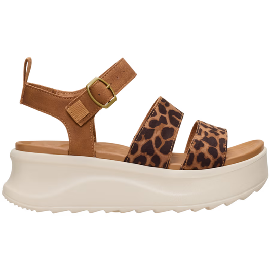 Stylish Platform Sandals for Women with Two Strap Ankle Buckle Open Toe Chunky Style
