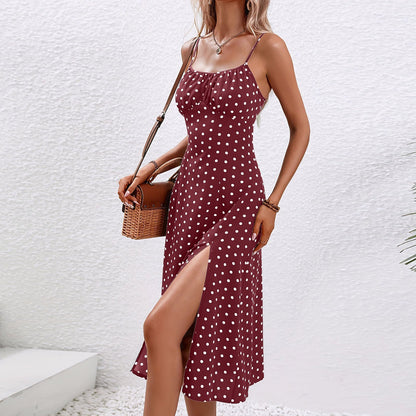 Melanie | Polkadot Midi Dress