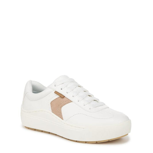 Comfortable Trainers for Women with Lace Up Side Panel Cushioned Gum Sole Retro Style