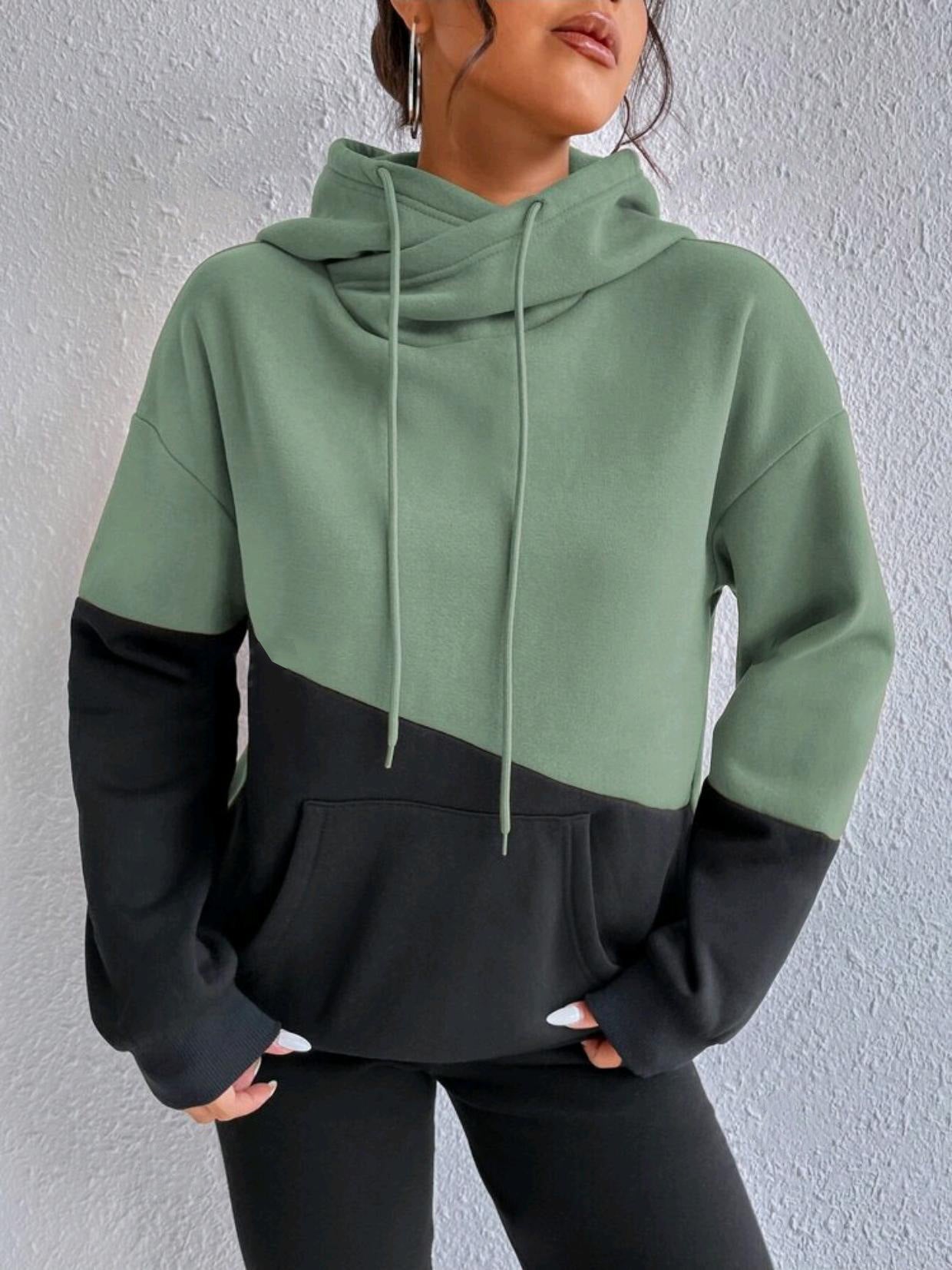 Wren | Women's Funnel Neck Drop-Shoulder Hoodie