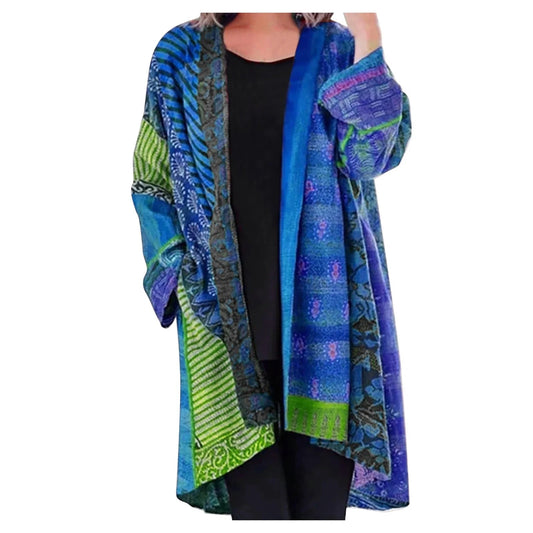 Zola | Women's Boho Patchwork Oversized Cardigan