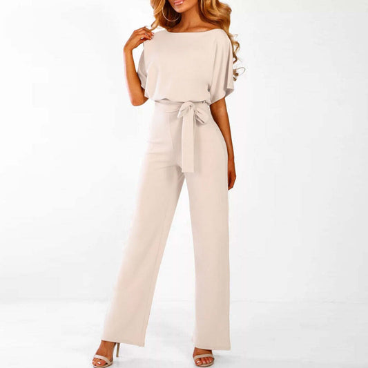 Elijah | Belted Wide-Leg Jumpsuit