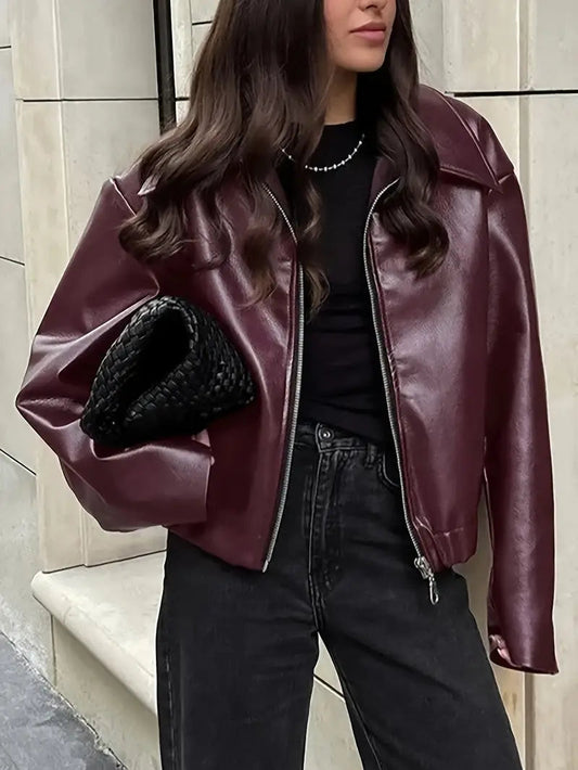 Christine | Women's Relaxed Fit Bomber Jacket