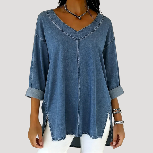 Magnolia | Women's V-Neck Relaxed Tunic Top