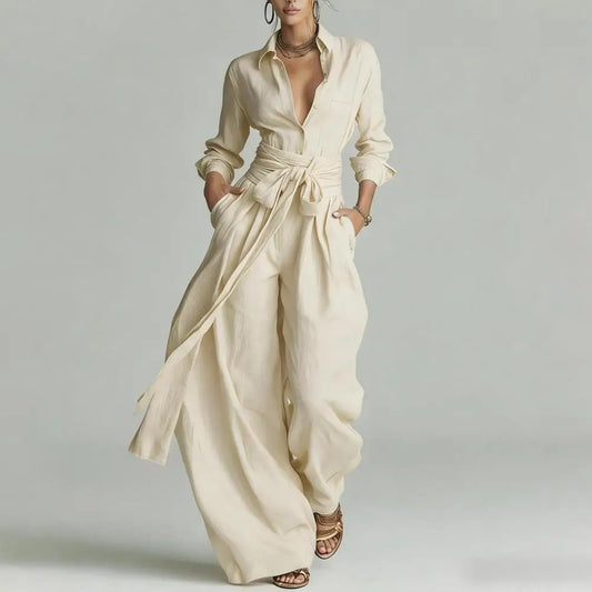 Milena | Women's Wide Leg Pants Set