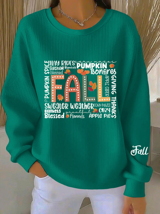Women's Sweatshirt | Round Neckline and Pull-on Style