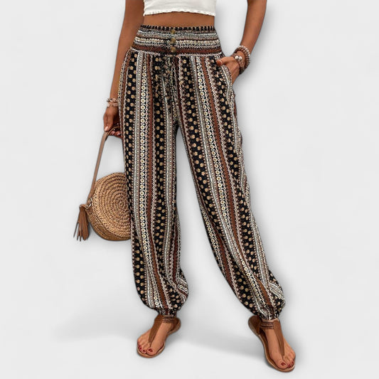 Zindra | Women's Boho Printed Harem Pants